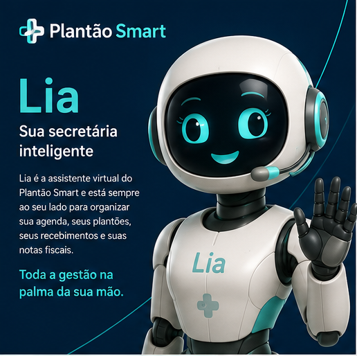 LIA apresentando o Plantão Smart